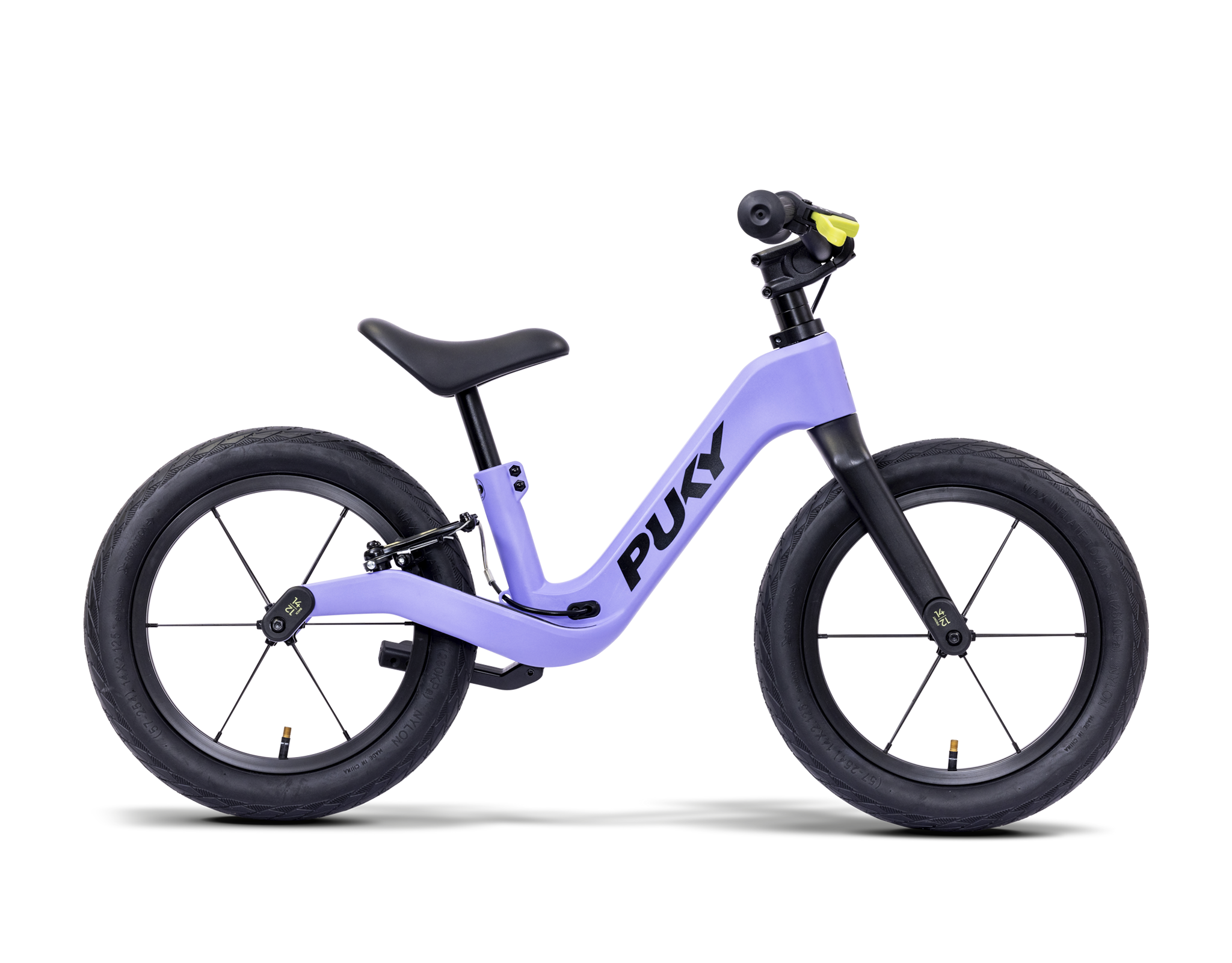 Kinderfahrrad, Laufrad, violett, 2-Rad-Bike, Gummi-Reifen, 