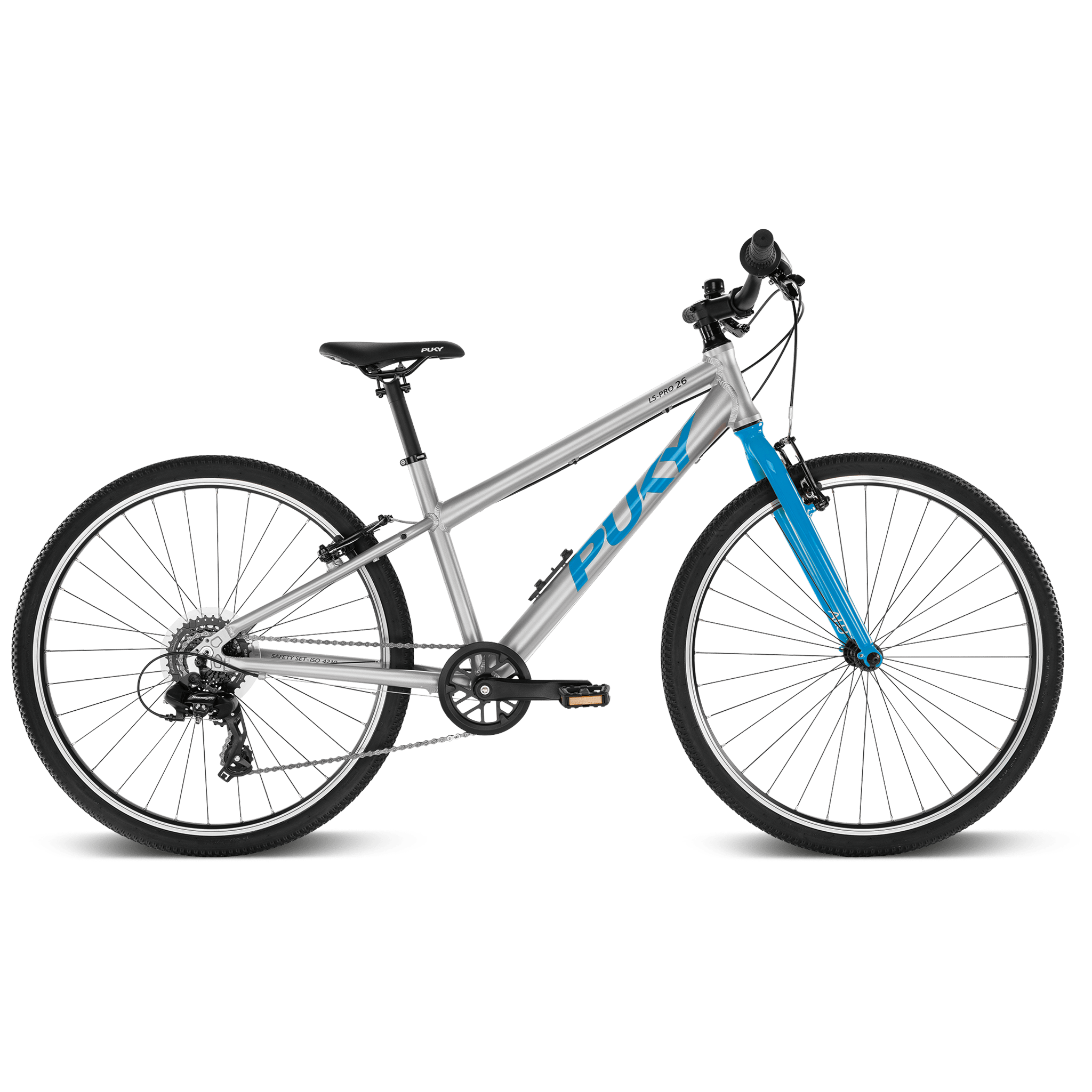 Mountain bike,  Aluminium frame,  Scheibenbremsen,  27,5/29 Zoll Räder,  Blaue Gabel, 