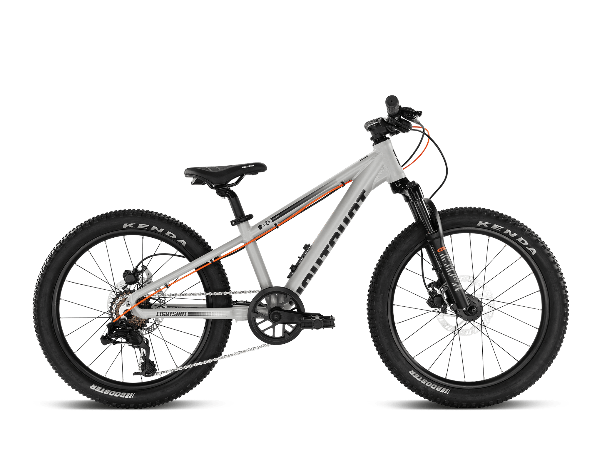 E-Bike, Mountainbike, Aluminiumrahmen, Schwarz/Weiß, Sattelstütze, 