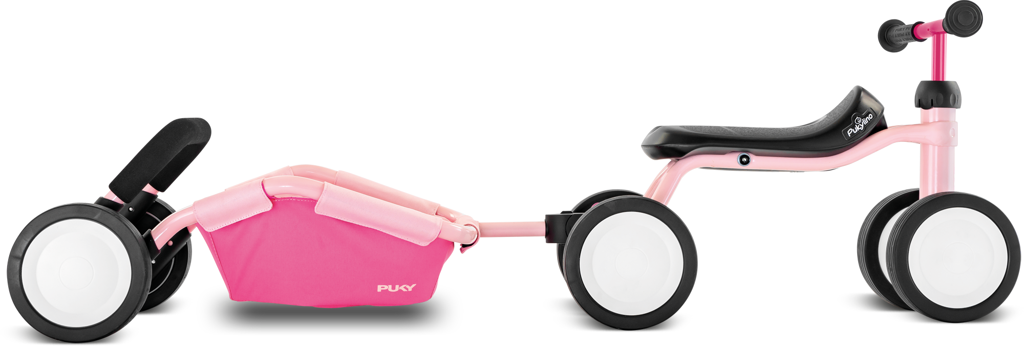Kinderwagen, Laufrad, Pink, Dreirad, Schemel hinten, 