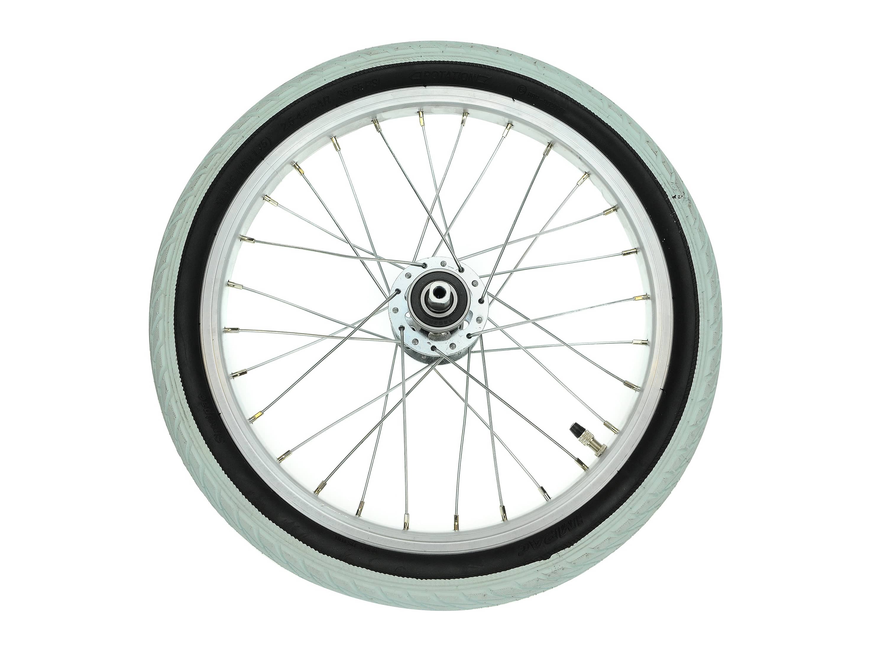 Speichrad 16" 28 Loch bereift