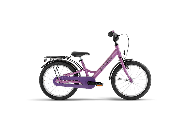 Kinderfahrrad, Bunt-lila, Stadtfahrrad, Kette, Sattel, 