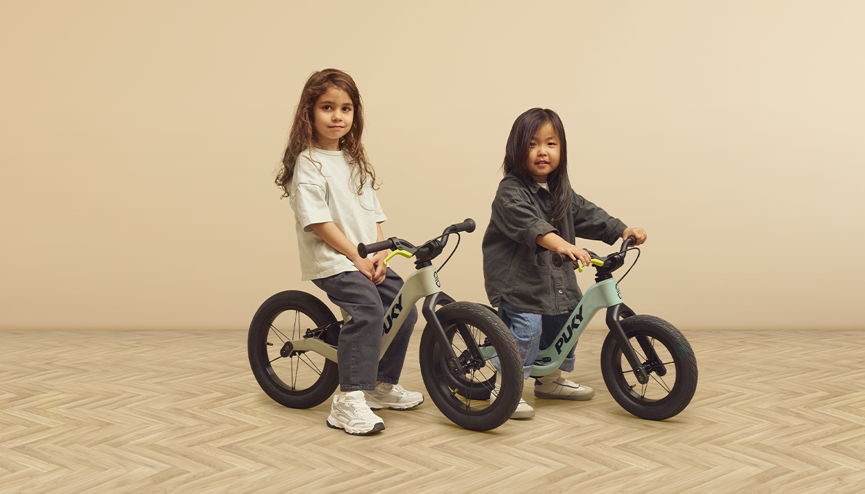Kinderfahrrad, Balancebike, Pulsive, zweirad, Rahmenfarbe grün, 