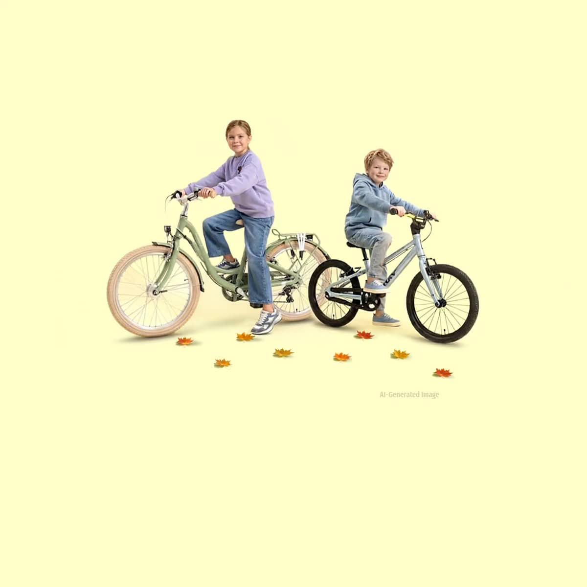Kinderfahrrad, Tiefeinsteiger, Mintgrün, Gepäckträger, Fahrrad mit Korb, 