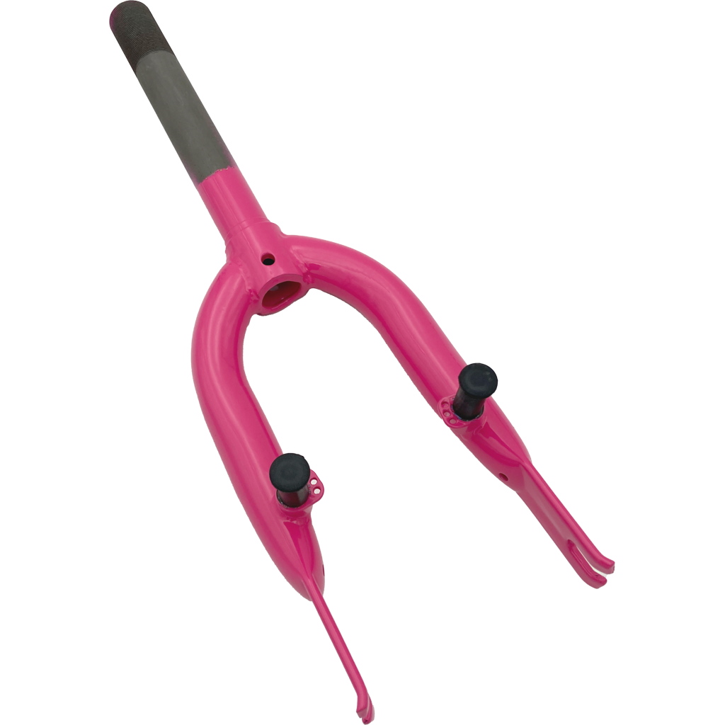 Gabel Z 2  pink mit Dekoren