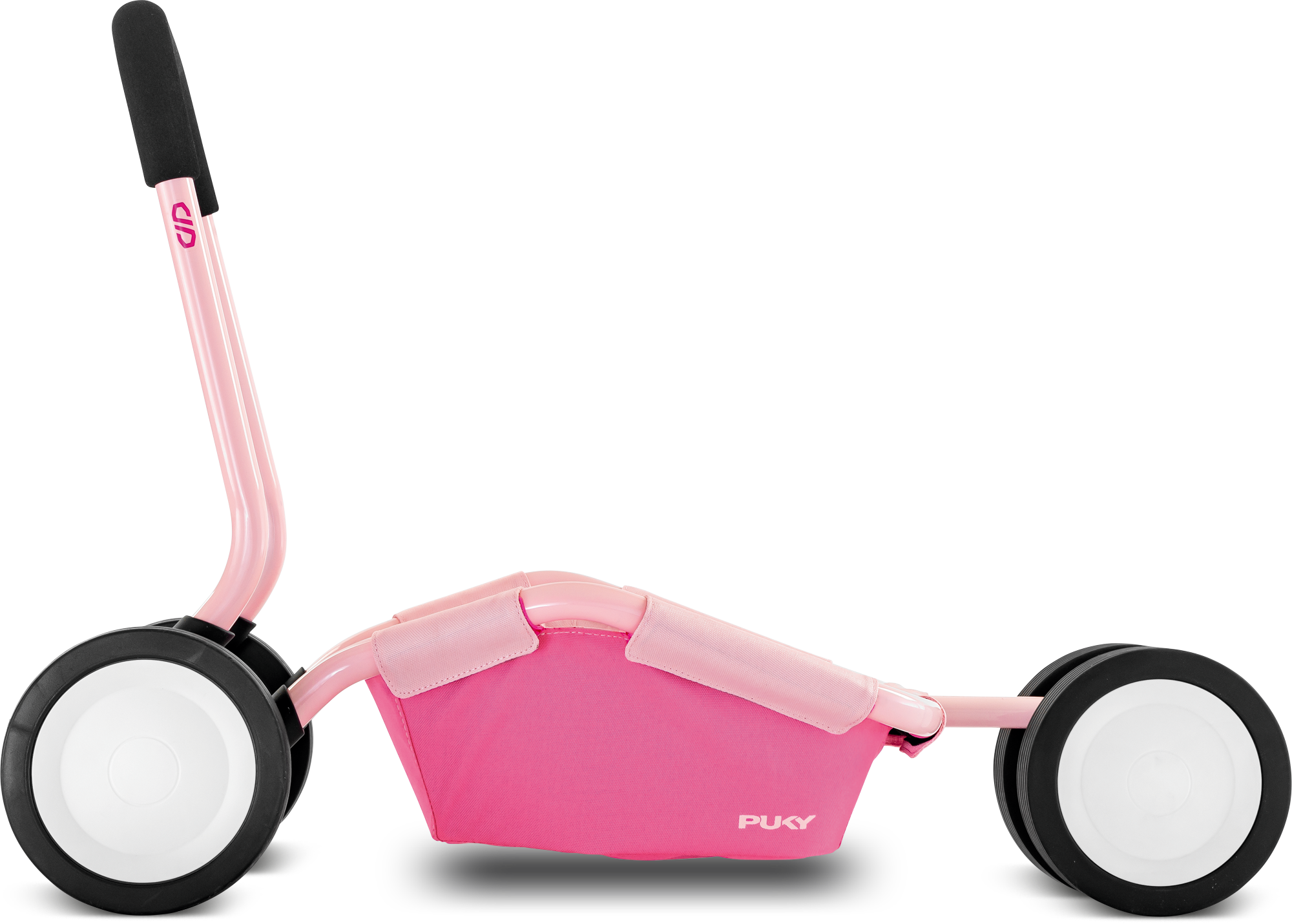 Kinderwagen, Puppe, Rückenlehne, Laufrad, rosa, 