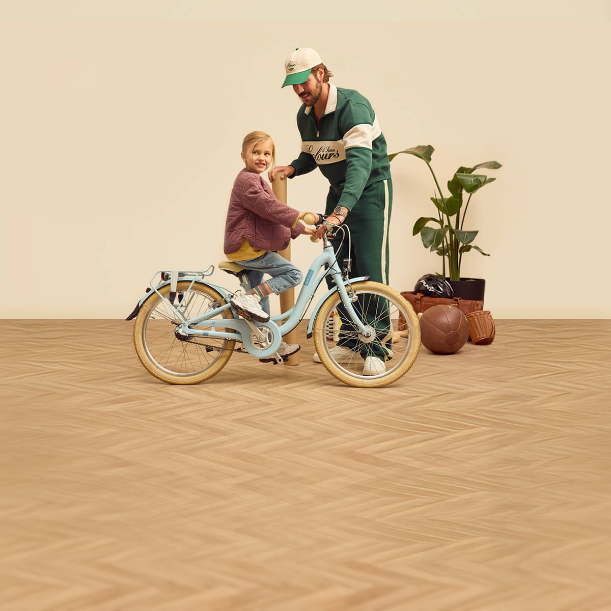 Holz, Rad, Fahrrad, Person, Fußboden, 