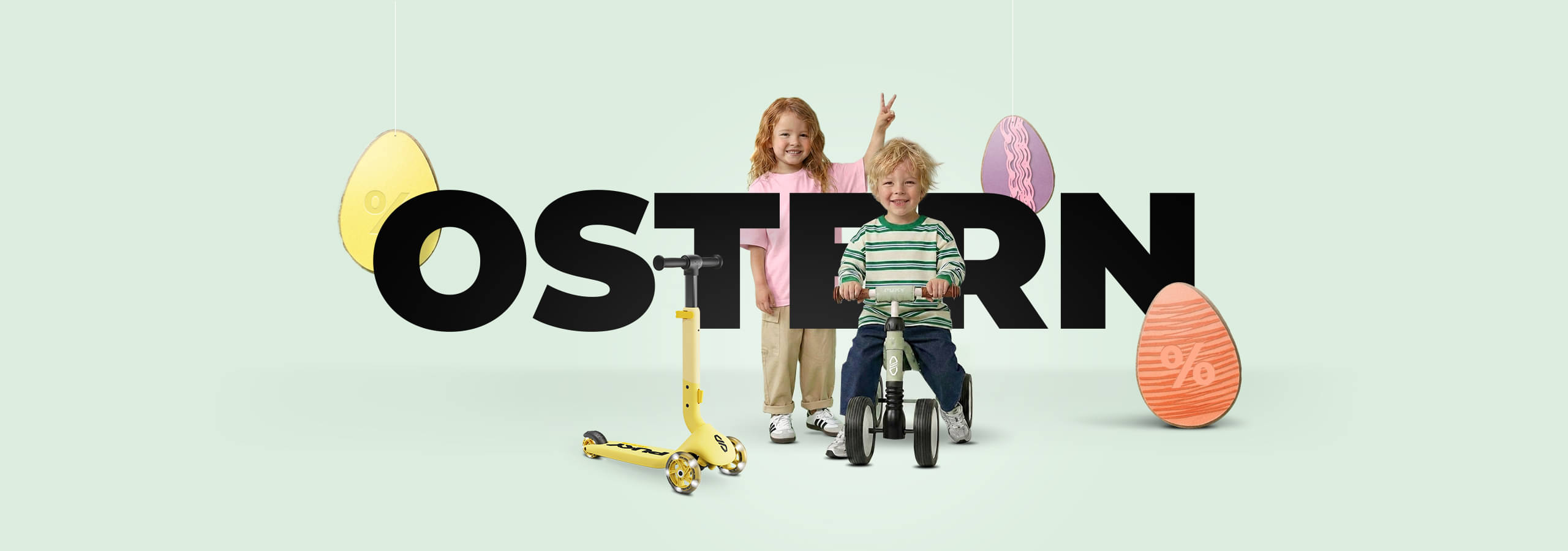 Kleinkind-Spielzeug, Scooter, Kinderfahrzeug, Roller, Stripes-Shirt, 