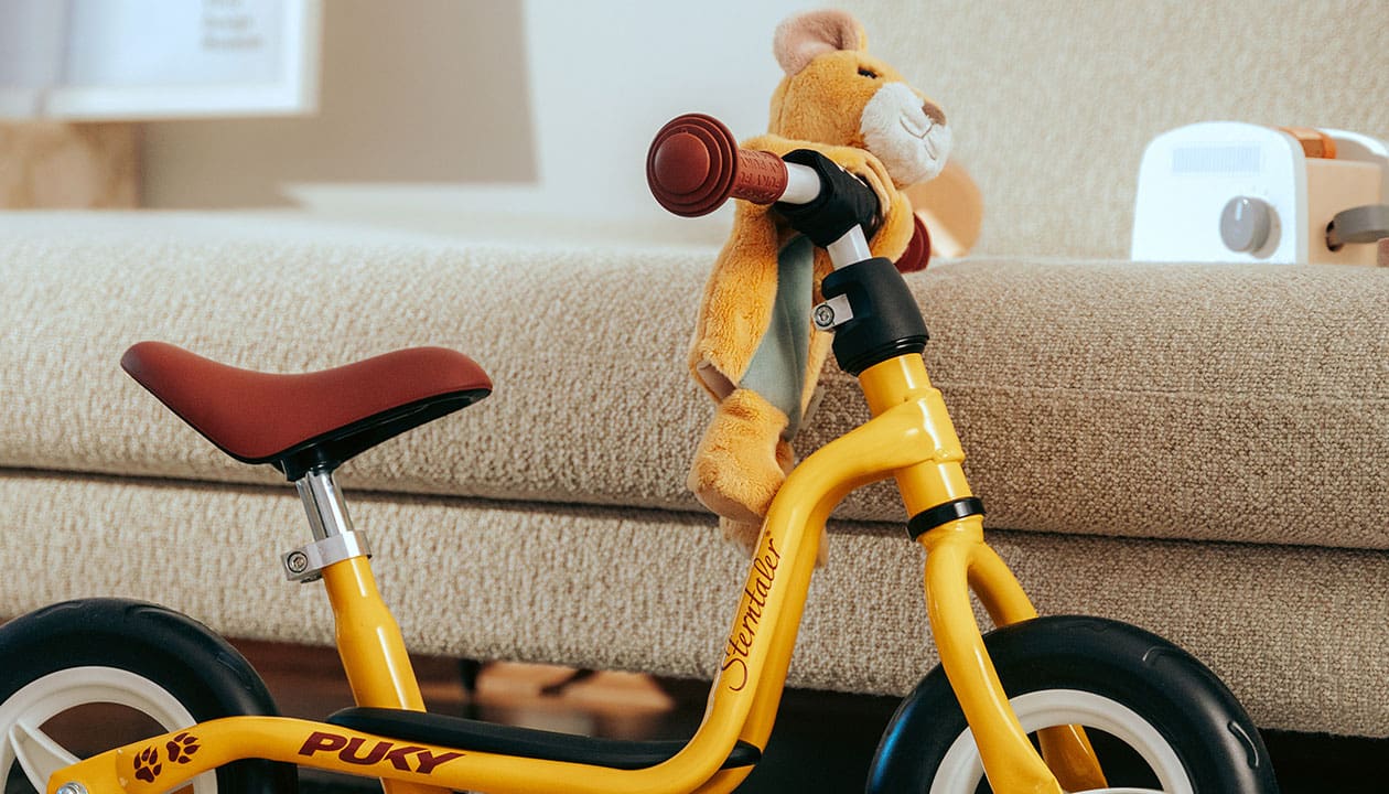 Kinderfahrrad, Räder, Gelb, Sattel, Lenker, 