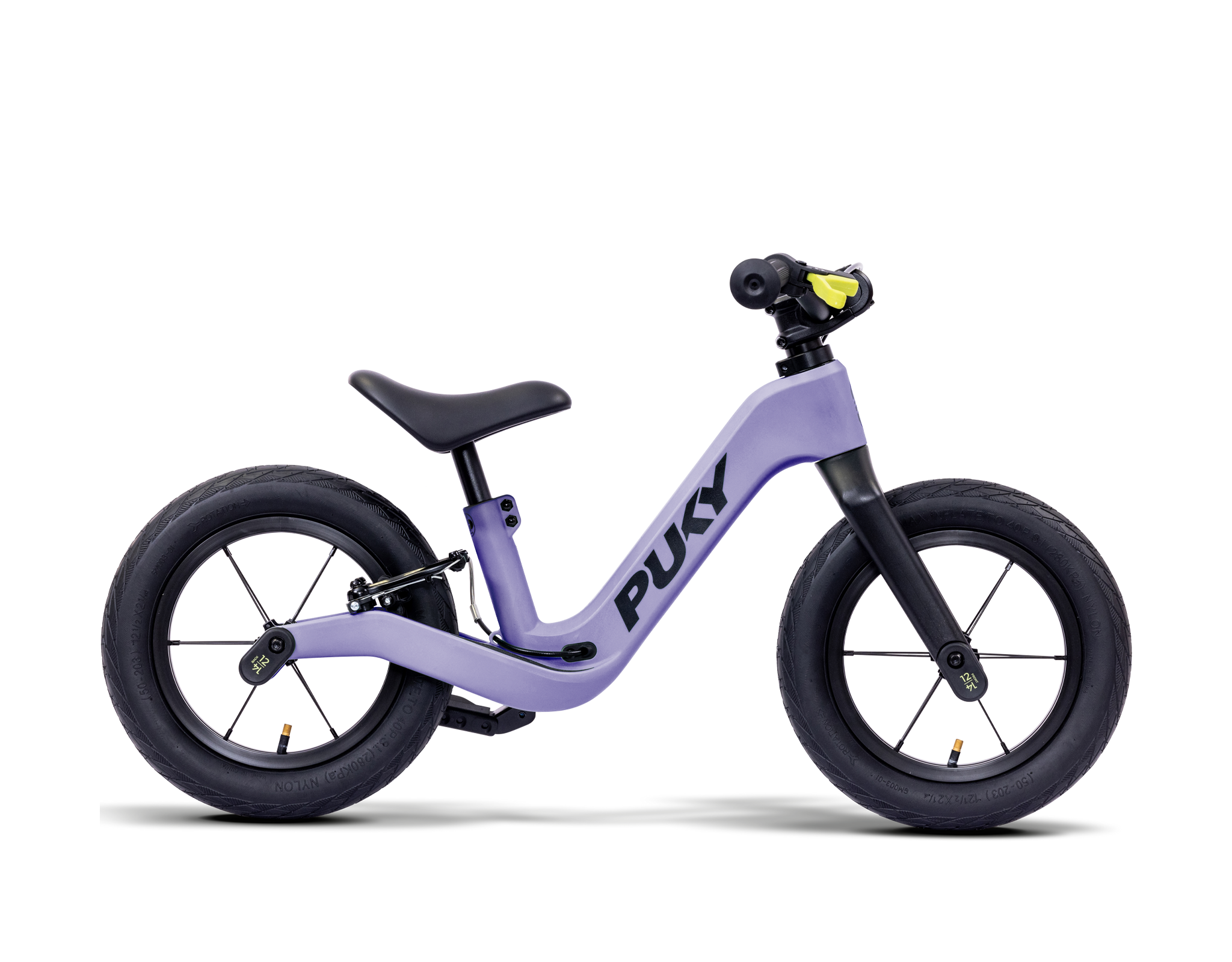 Fahrrad, Kinderfahrzeug, Balance Bike, Violett, Gummireifen, 