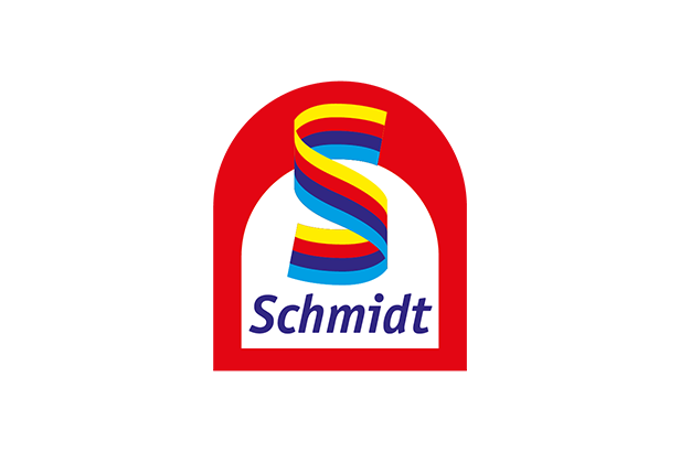 Schmidt, Logo, Brand, Rot, Blau, 
