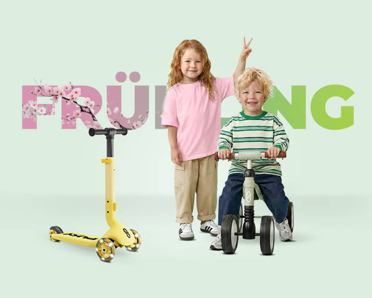 Kinder, Scooter, Trike, Spielzeug, Räder, 