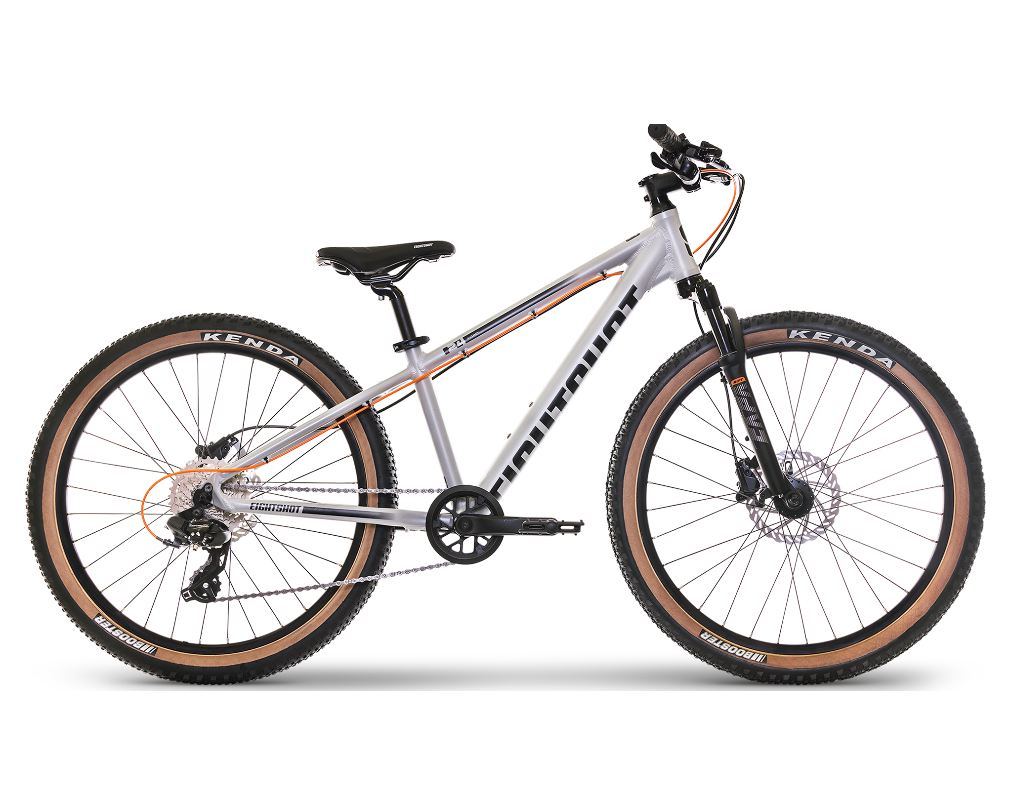 Mountainbike, Aluminiumrahmen, 22 Zoll, Schwarz, Scheibenbremse, 