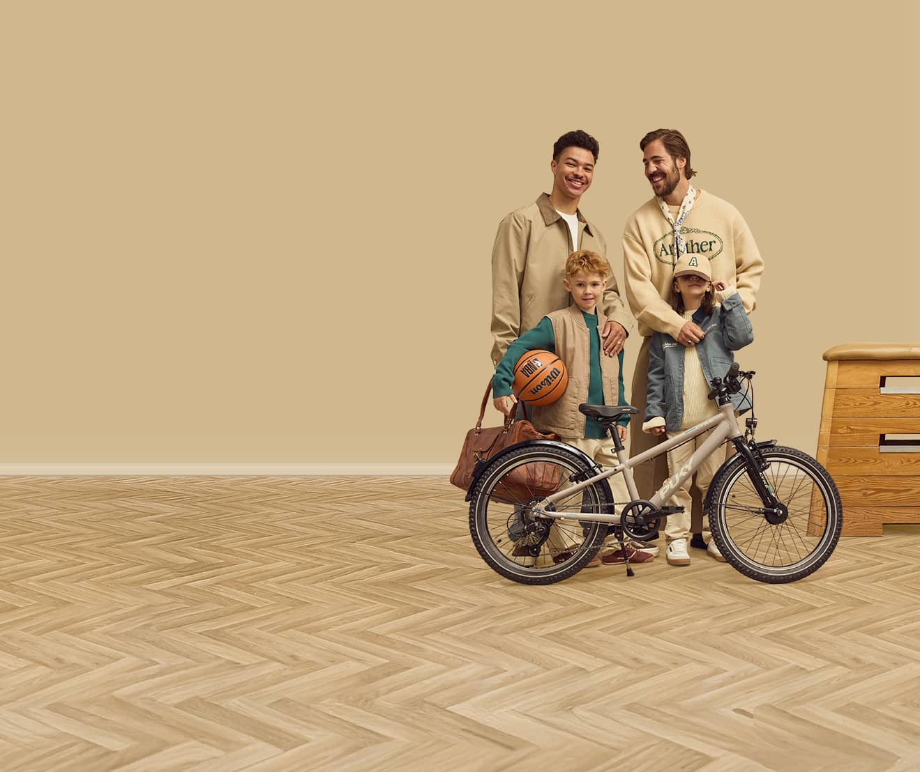 Holz, Fußboden, Bodenbeläge, Hartholz, Fahrrad, 