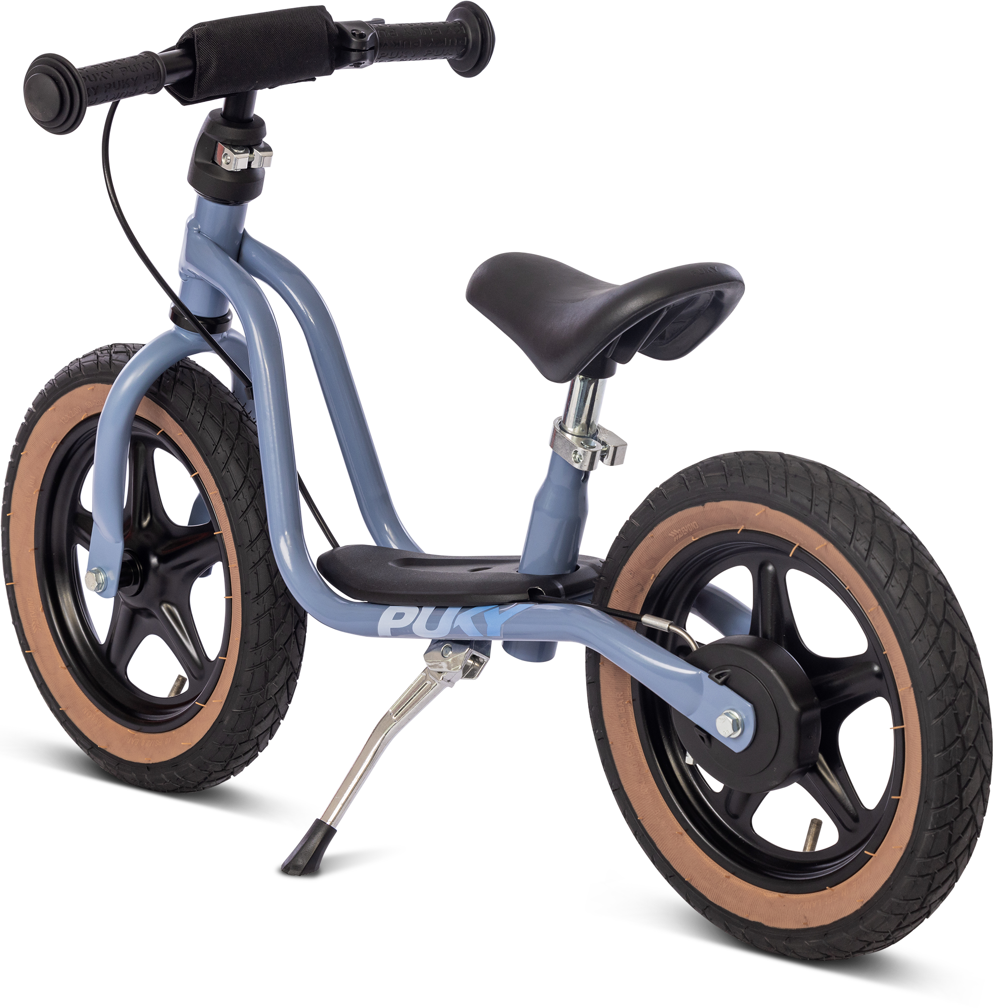 Balancebike, Kinderfahrrad, Laufrad, Schwarze Griffe, Gummireifen, 