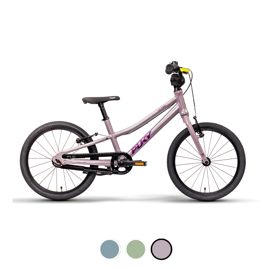 Kinderfahrrad, Mountainbike, Rahmenfarbe-lavendel, Kurbelantrieb, Starrbremse, 