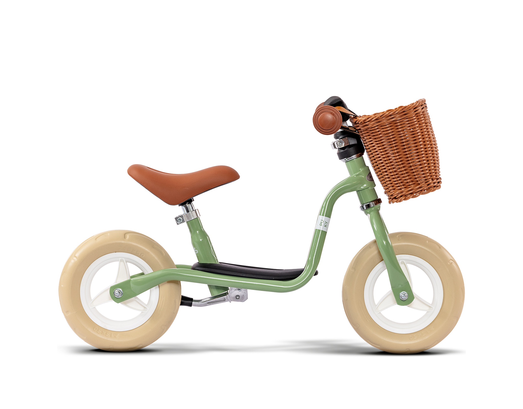 Kinderfahrrad, Laufrad, Basket, Breites Lenker, Holz/Plastik, 