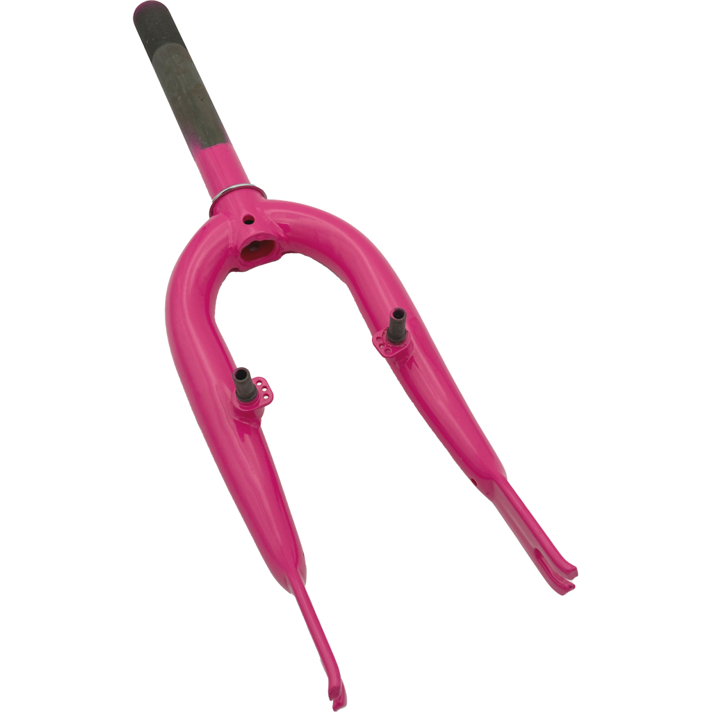 Gabel pink Z 6 mit Dekoren