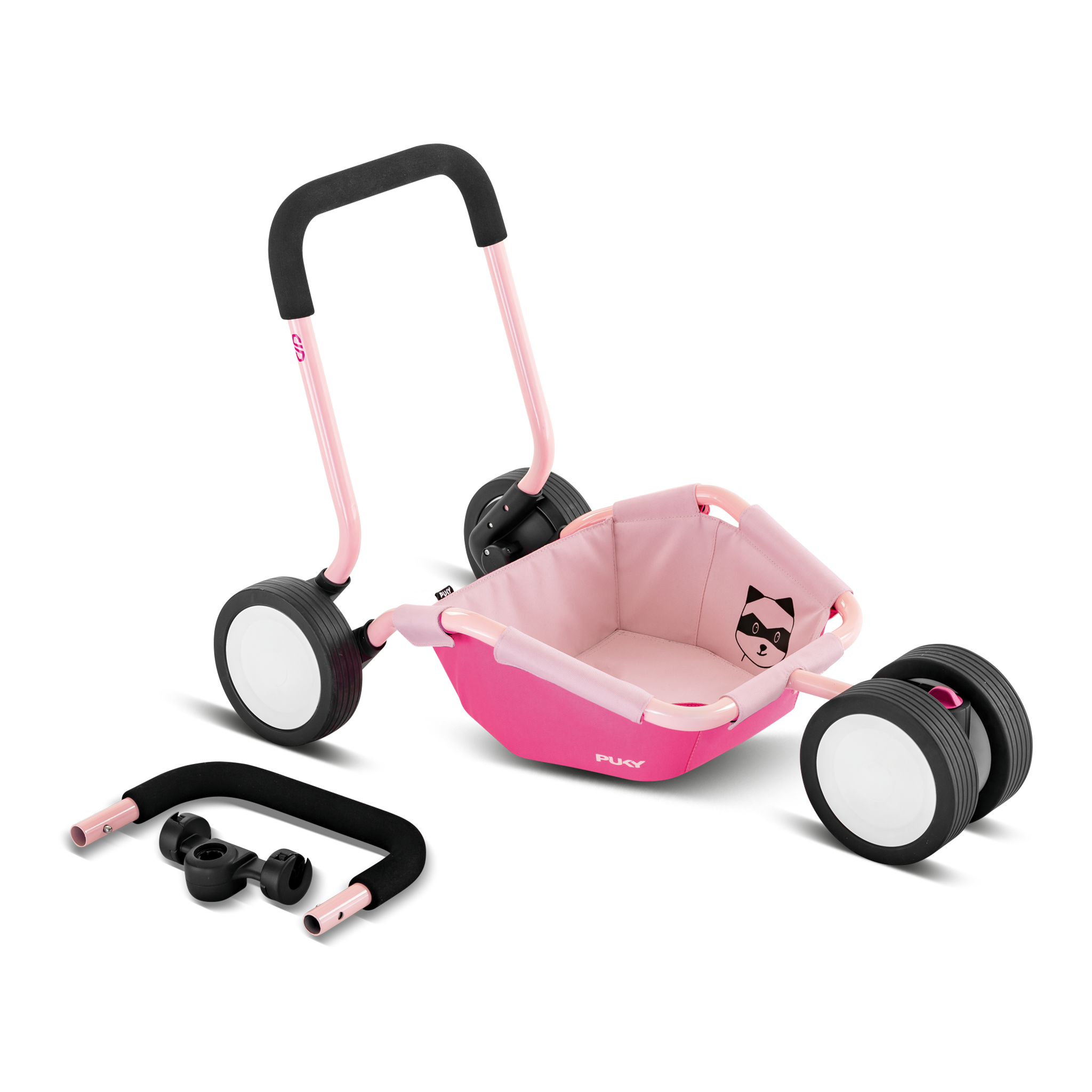 Kinderwagen, Gehwagen, Pink, Kuschelbett, Rollen, 