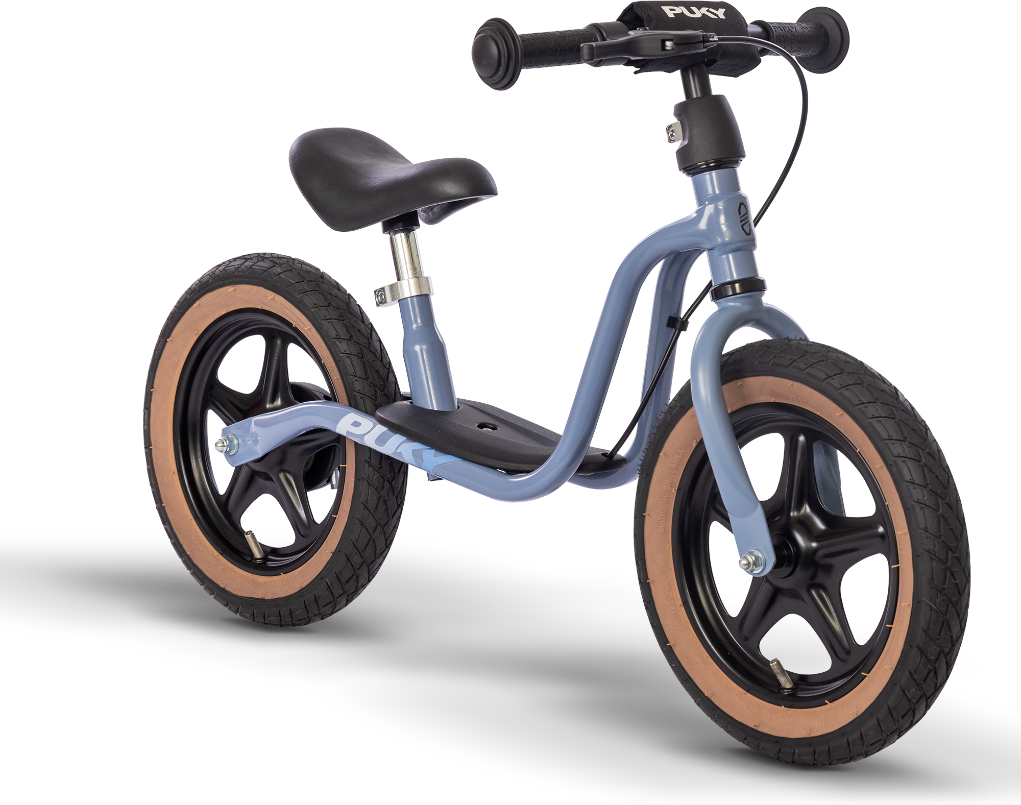 Gehhilfe-Fahrrad, Dreirad-Bike, Schlauchloser Reifen, gepolsterter Sitz, blaues Rahmengerüst, 