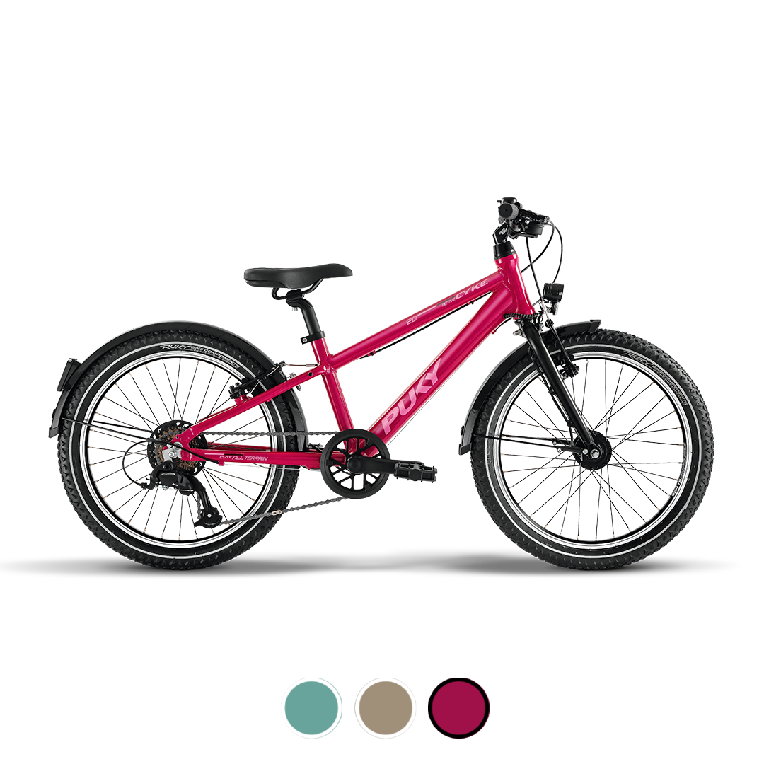 Fahrrad, Kinderfahrrad, Mountainbike, Räder mit Schutzblech, pink, 