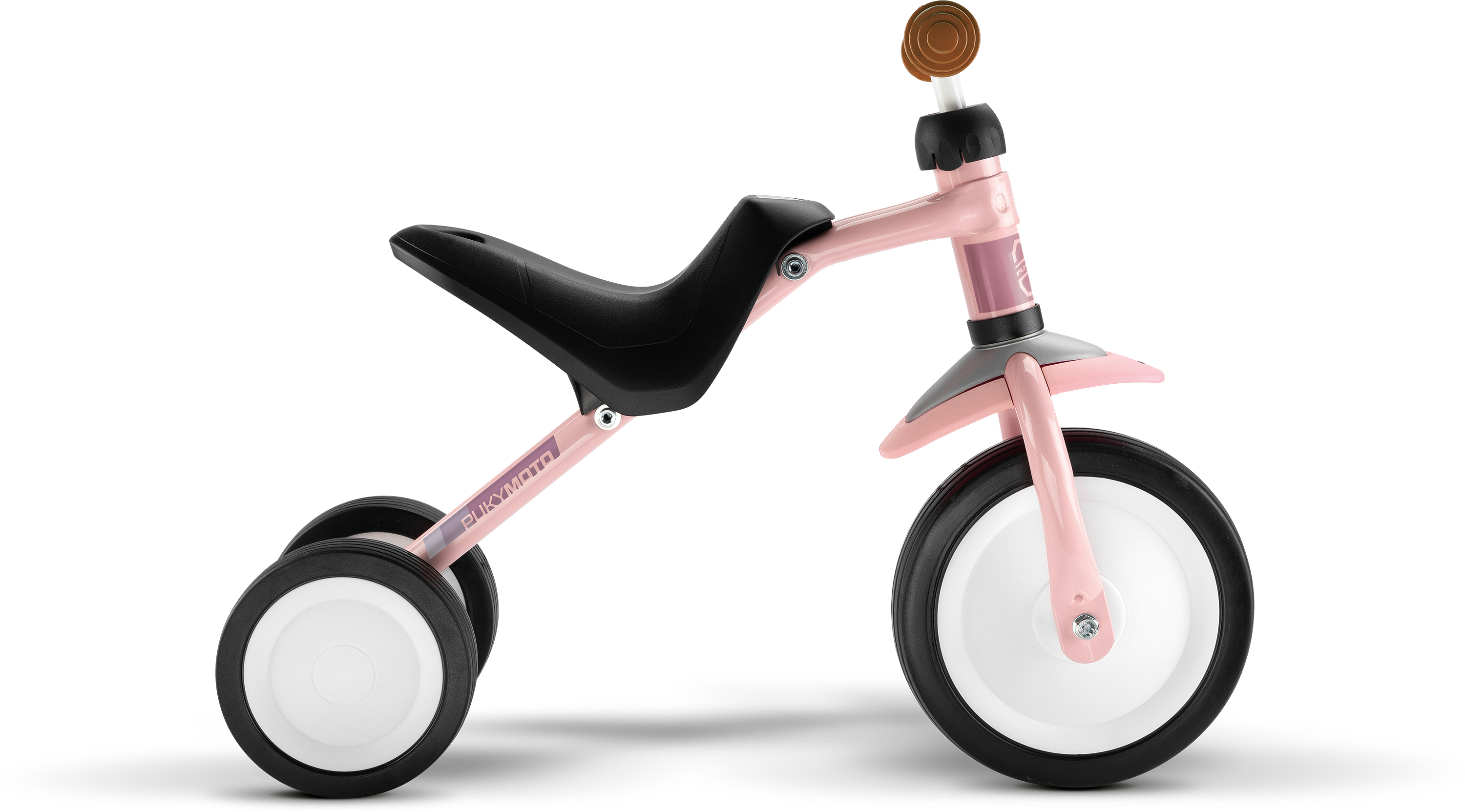 Kinderfahrrad, Pinkes Fahrrad, Sattel, Laufrad, Vorderradstütze, 