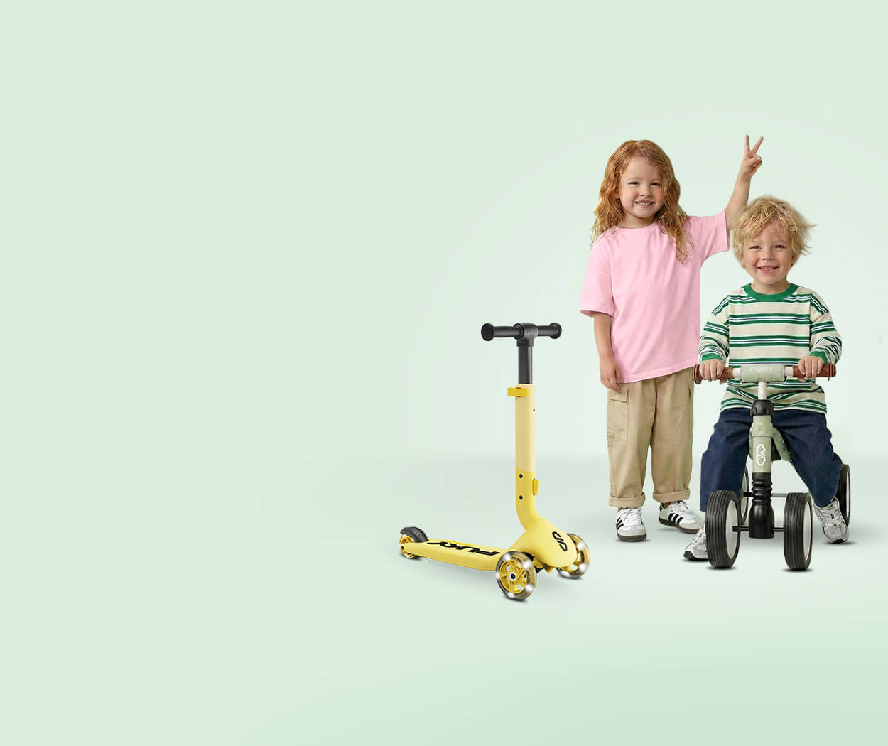 Kinder Scooter, Gelber Scooter, Kleinkind Scooter, Dreirad?, Strassen?, 