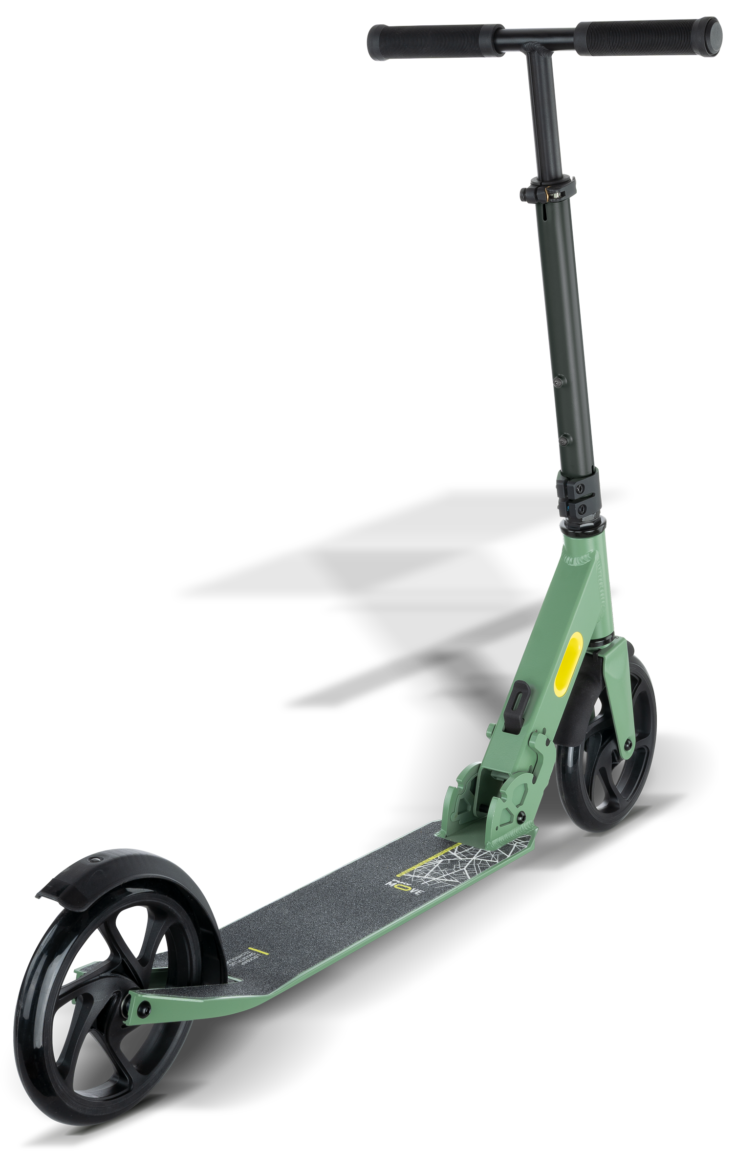 Klapp-Trottinett, Scooter, Drei-Rrad, Lenker, Gummi-Räder, 