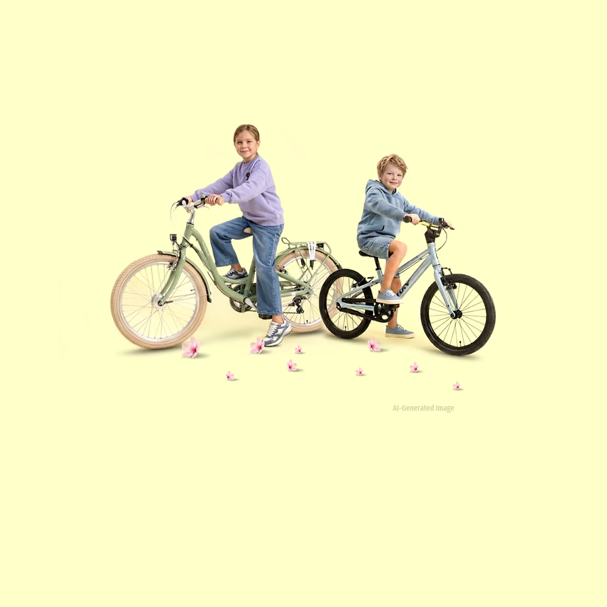 Kinderrad, Zweisitzer, Kinderfahrrad, Lila Hoodie, Gepolsterte Sitzbank, 