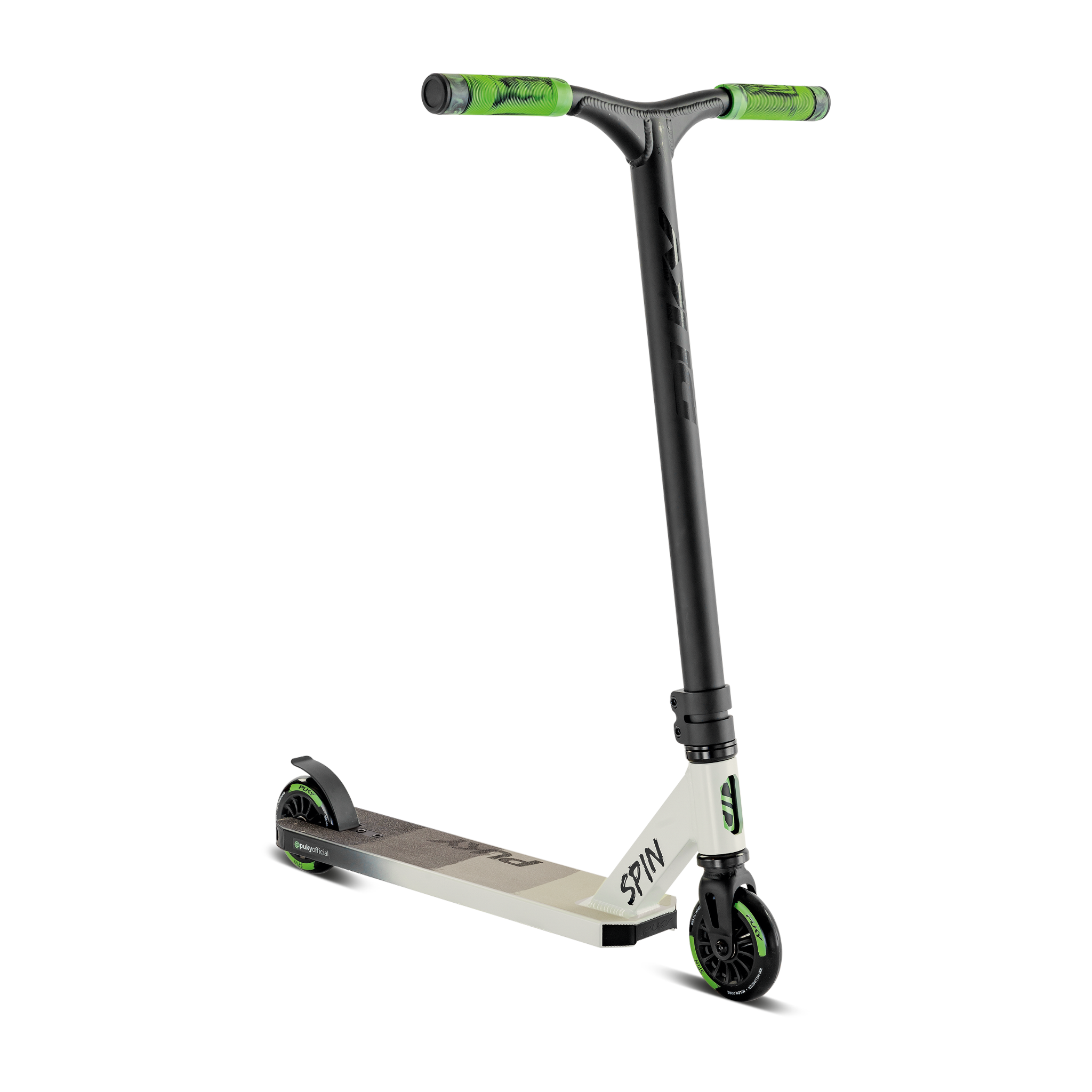 Tretroller, Scooter, Kick Scooter, Stahlrohr, Grün, 